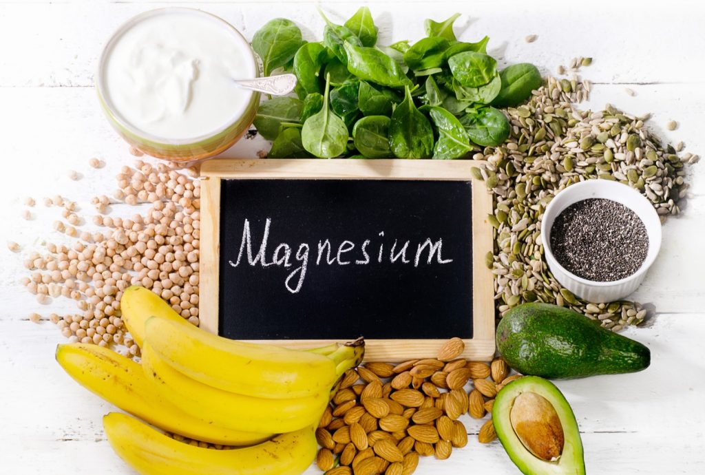 Products Containing Magnesium. Healthy Food Concept.